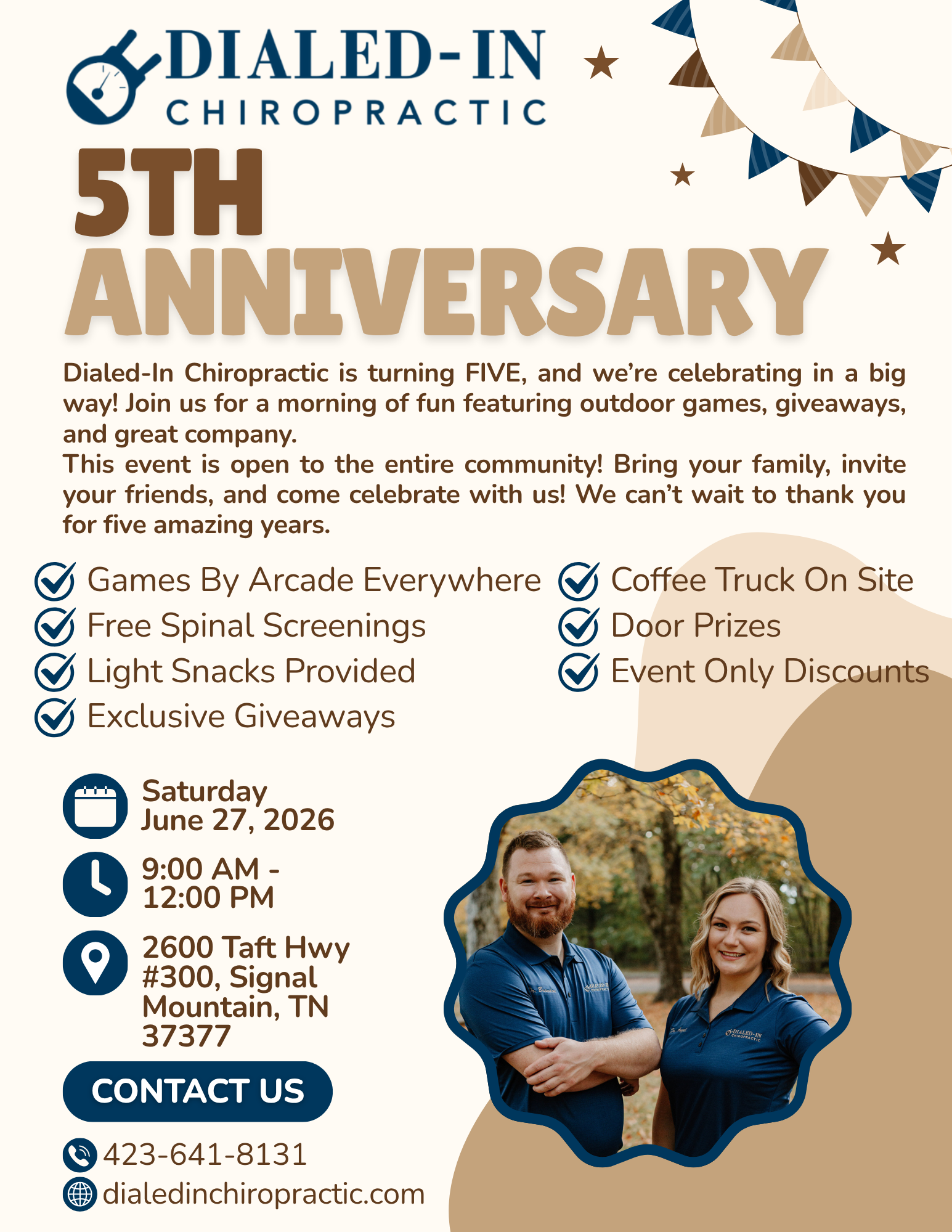 5 Year Anniversary Flyer
